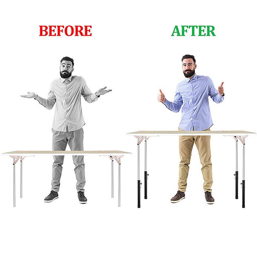 Table Leg Extenders for Folding Tables view 2