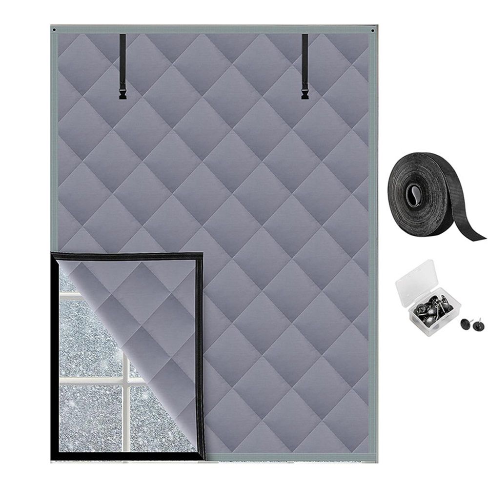 3 Layer 30*56 Inches Winter Insulated Window Curtain-Oxford Thermal Insulated
