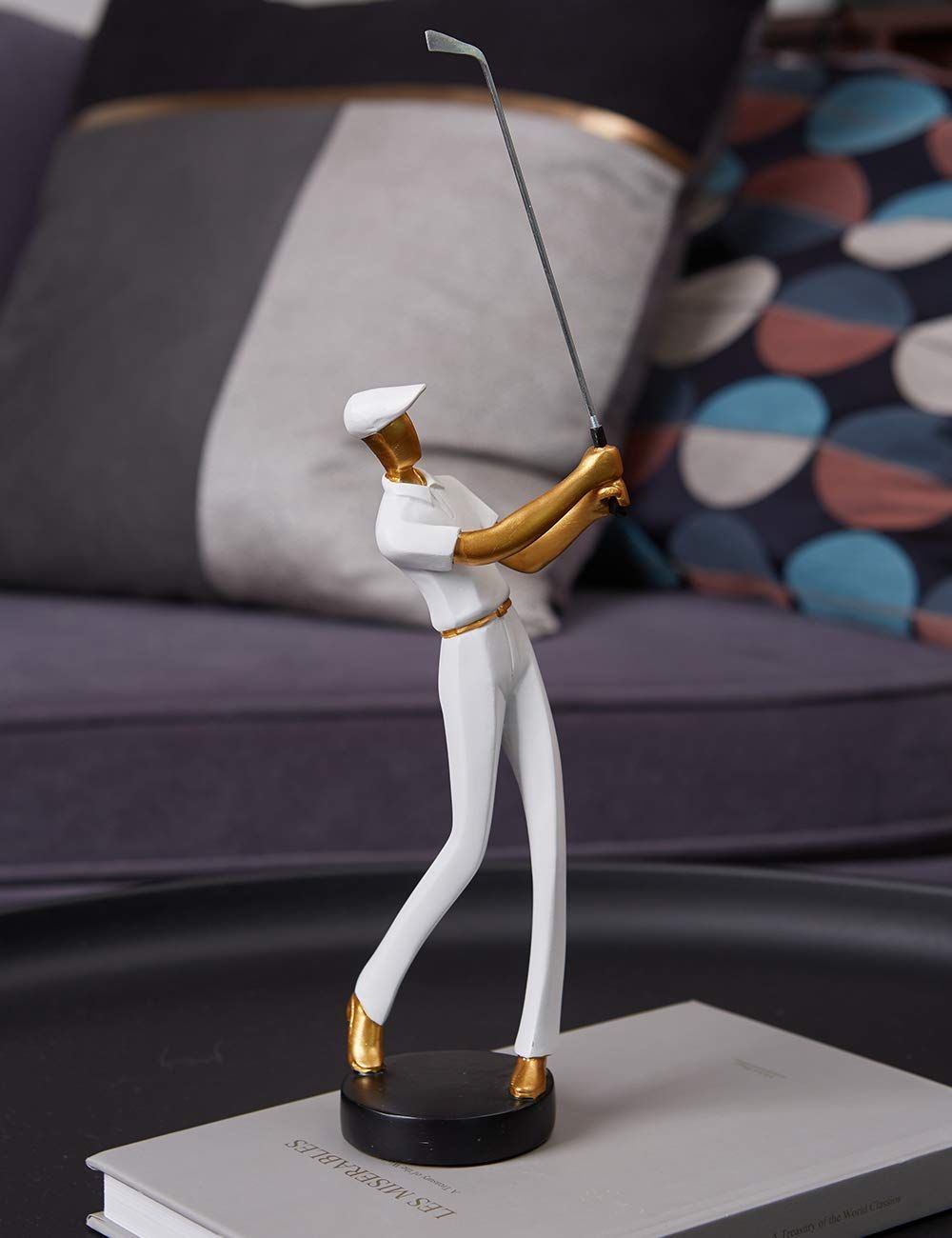 Decor Figurine Statue Modern Sculpture Home Gifts Table Centerpiece Crafts view 2