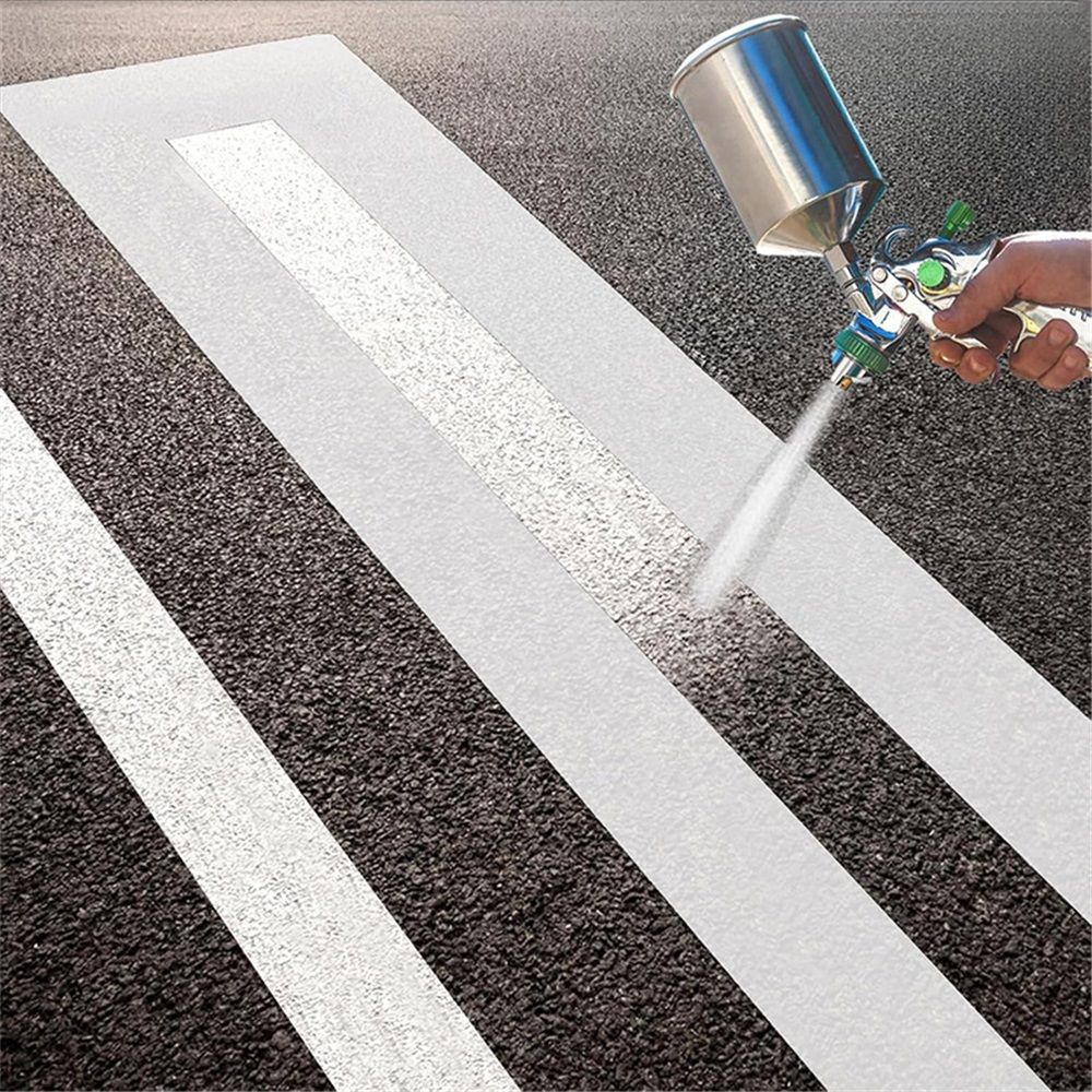 Parking Lot Line Stencil – – Lays Flat view 4