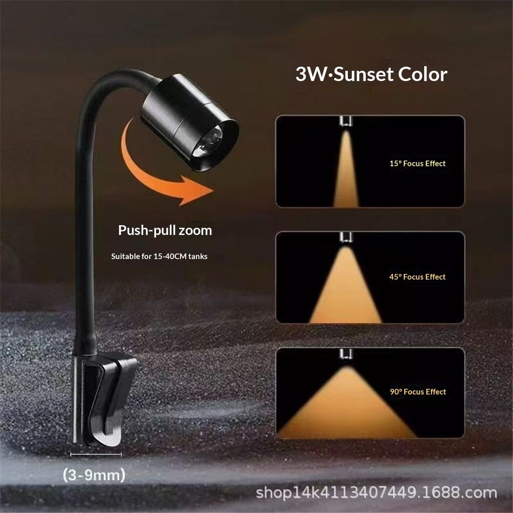 LED Aquarium Light - Freshwater Fish Tank Spotlight Vivarium Terrarium Light view 5