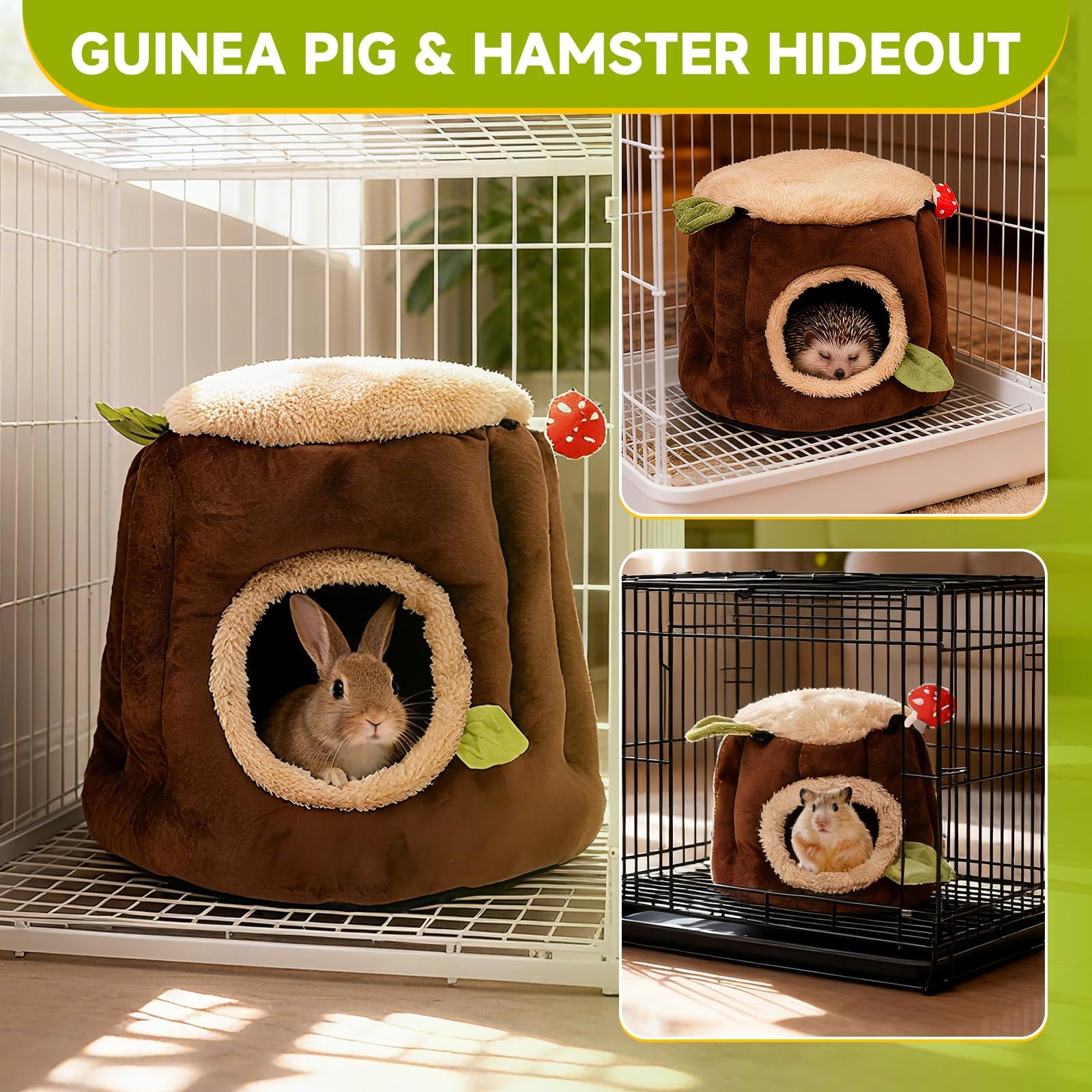 Guinea Pig Hamster Bedding or Hideout for Mouse Mice Rat Ferret Bunny Fluff view 4