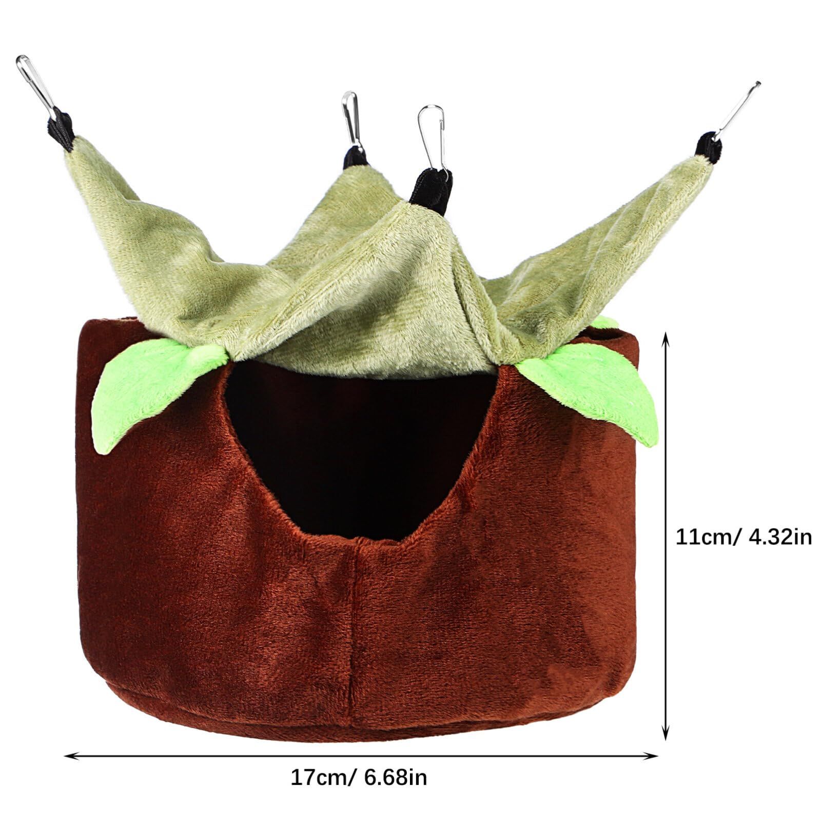 Two Layers Bird Parrot Bed Nest Snuggle Hammock for Parakeet Lovebird Cockatoos view 5