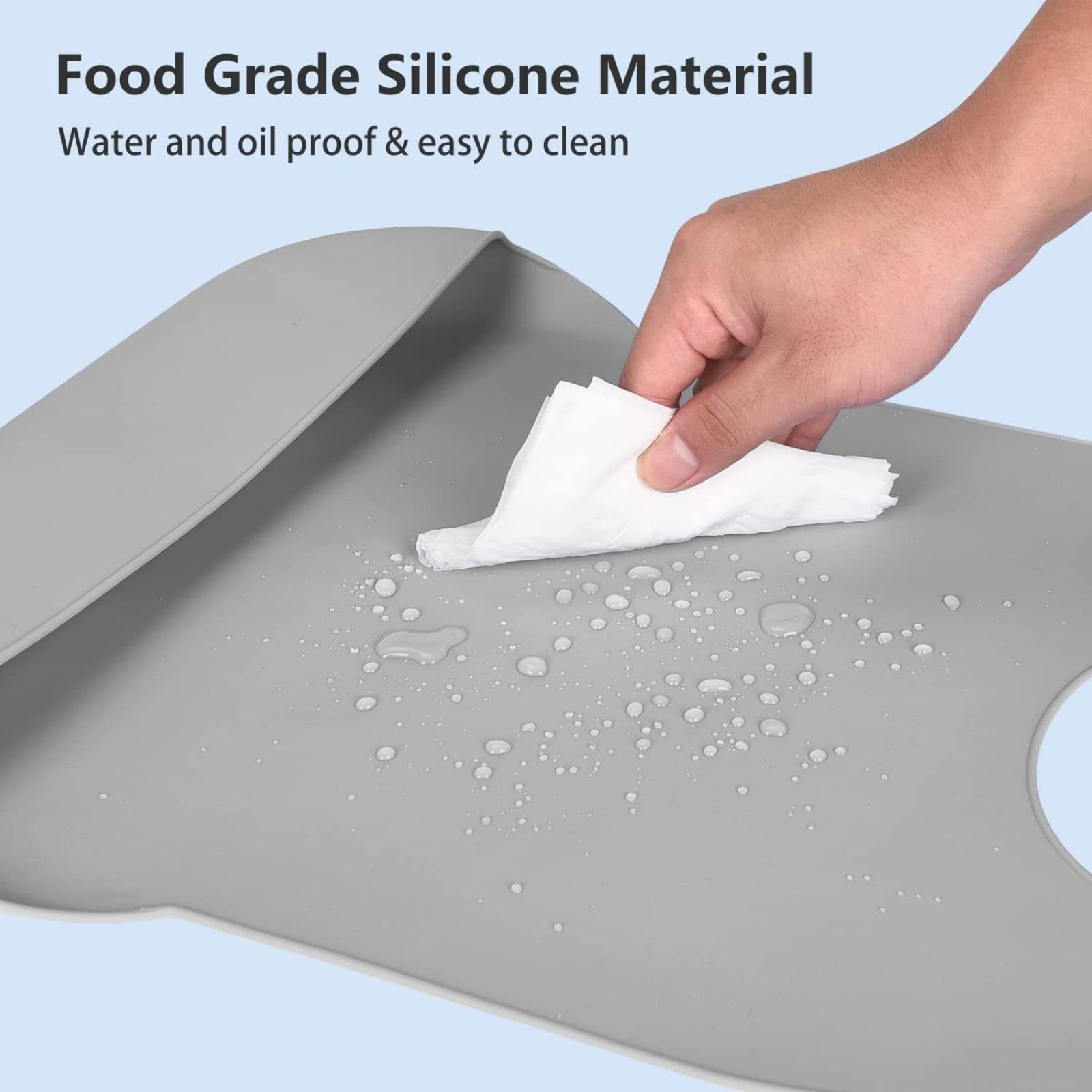 Adjustable Silicone Adult Bib view 2