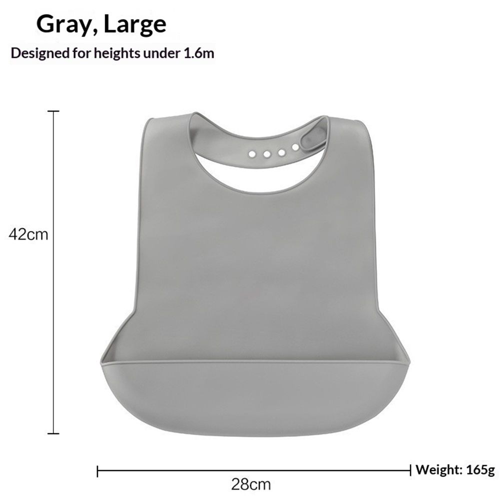 Adjustable Silicone Adult Bib view 5