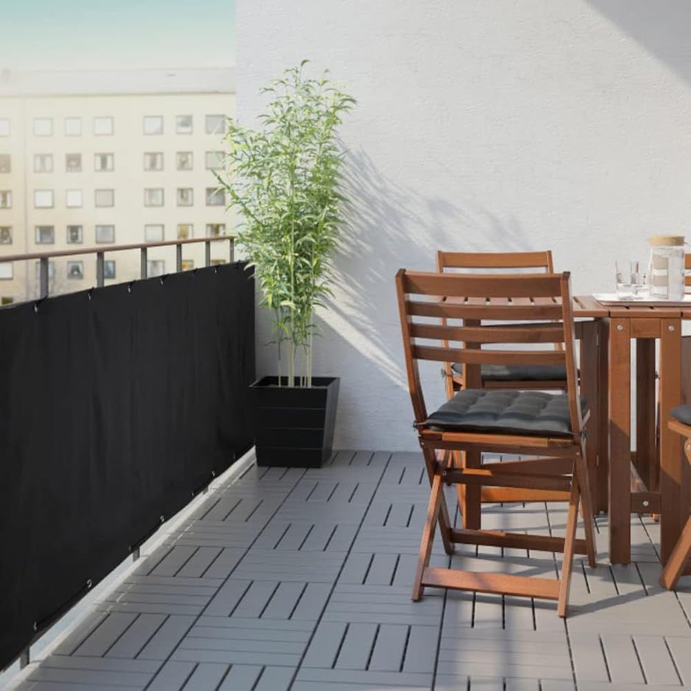 Balcony Privacy Screen Fence Cover 3'x10' view 3