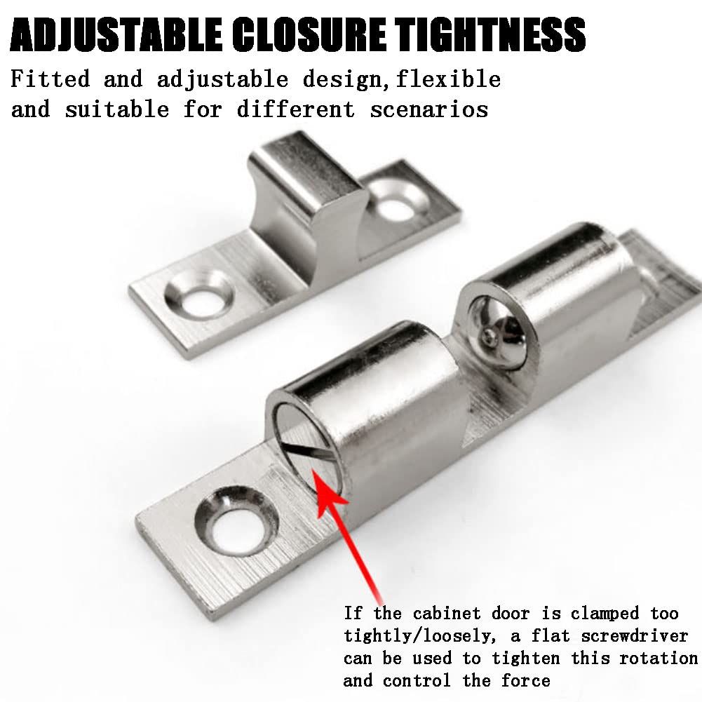 5Pcs 2.75"/ 70mm Double Ball Tension Roller Catch Latch view 2