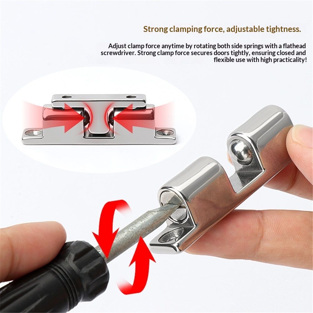 5Pcs 2.75"/ 70mm Double Ball Tension Roller Catch Latch view 3