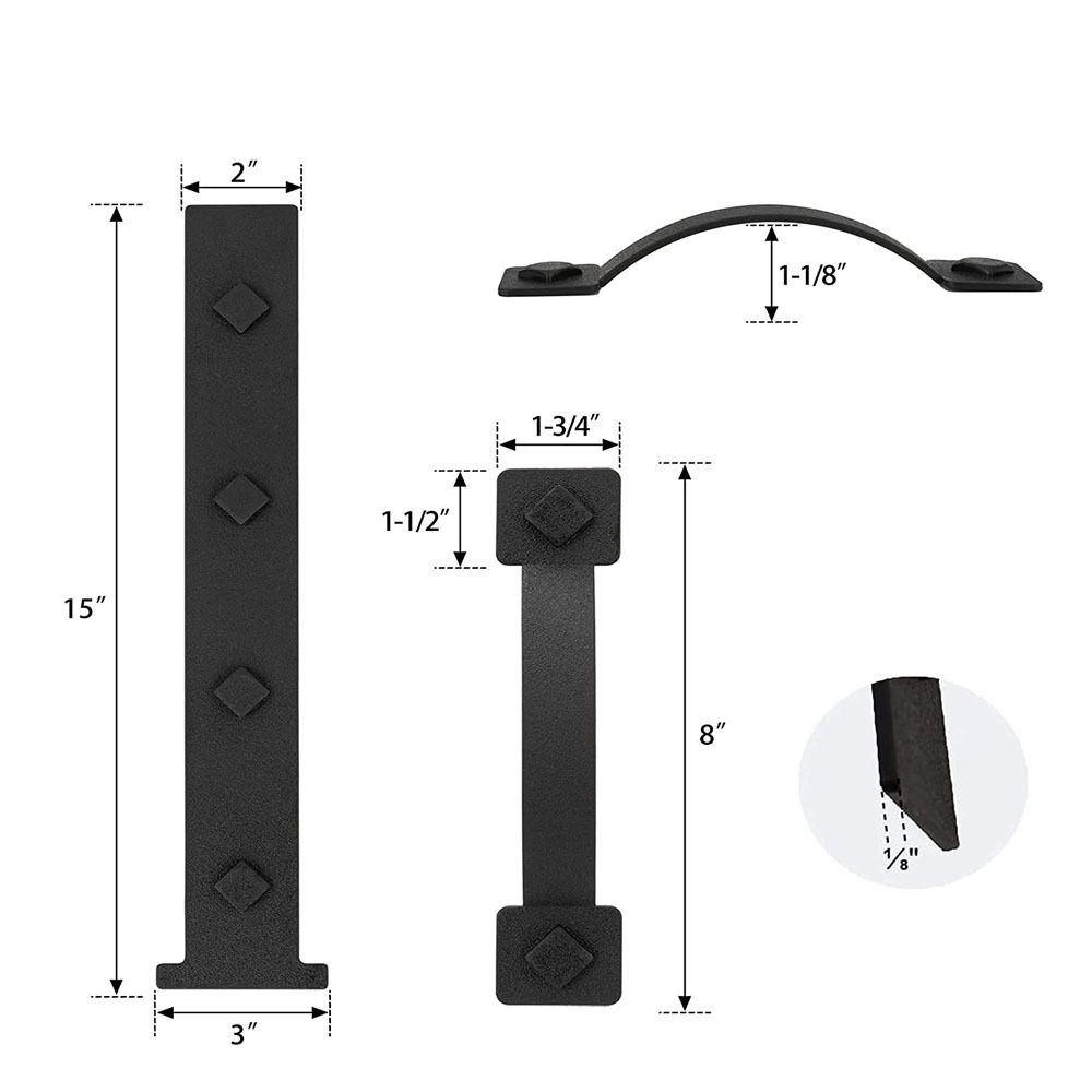 Garage Door Magnetic Decorative Hardware view 3