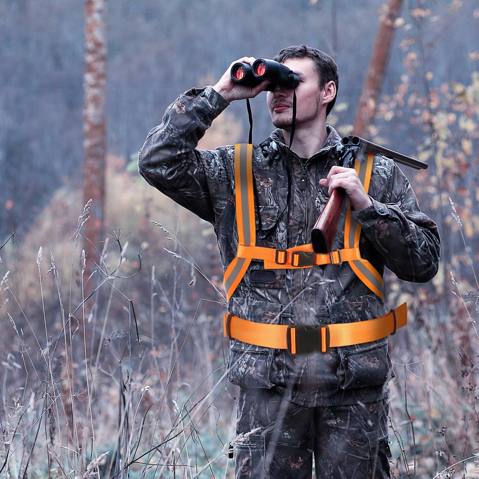 Deer Drag Strap and Dual Harness with Reflective Strips Heavy Duty Deer view 5