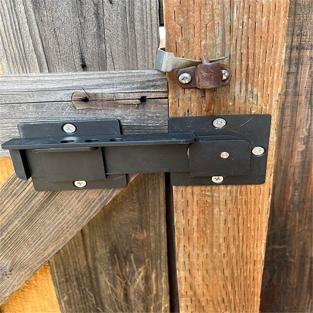 7.5" Flip Gate Latch Lock with Padlock Holes view 5