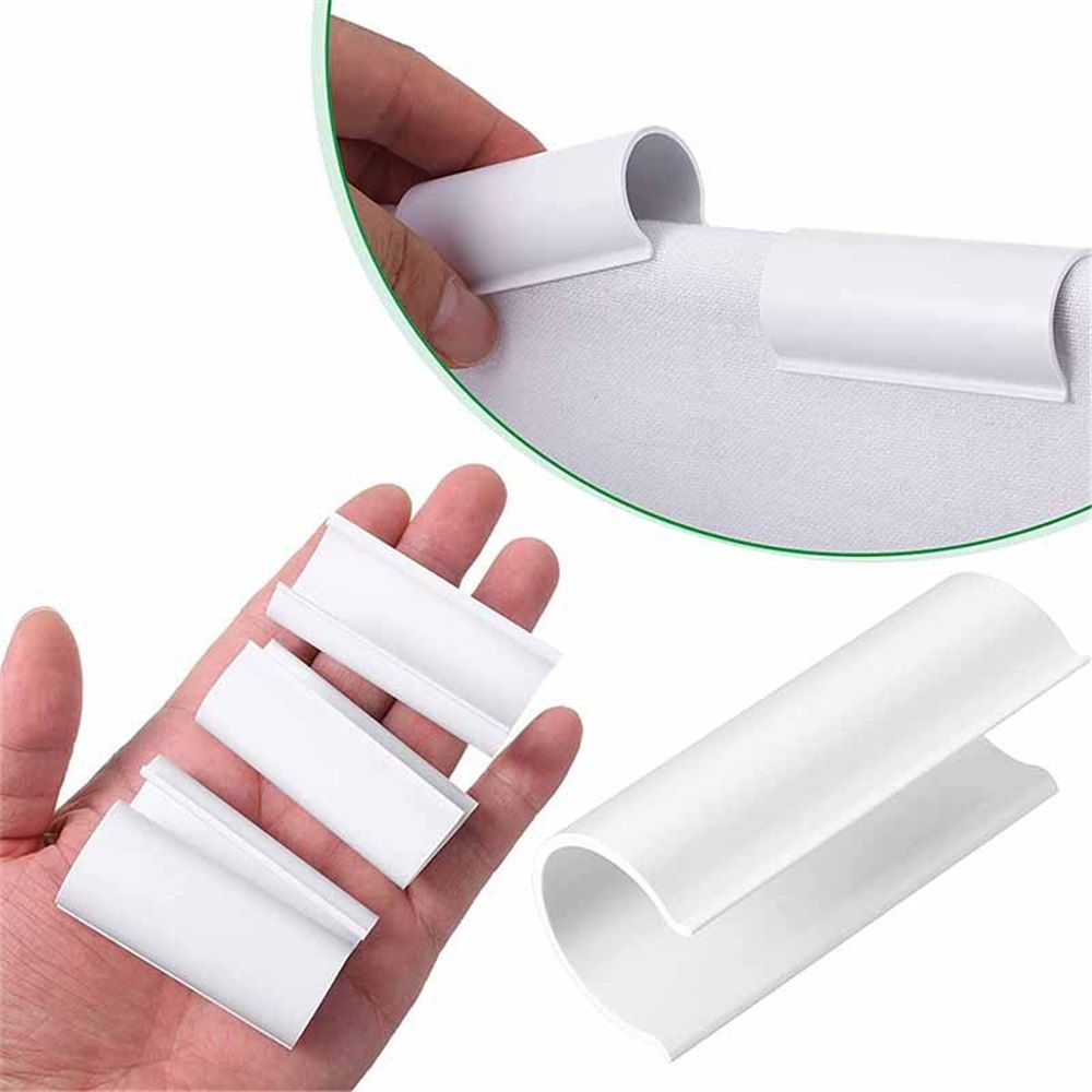 32 Pcs PVC Pipe Clips Pool Cover Clamps for Above Ground Pool Greenhouses view 3