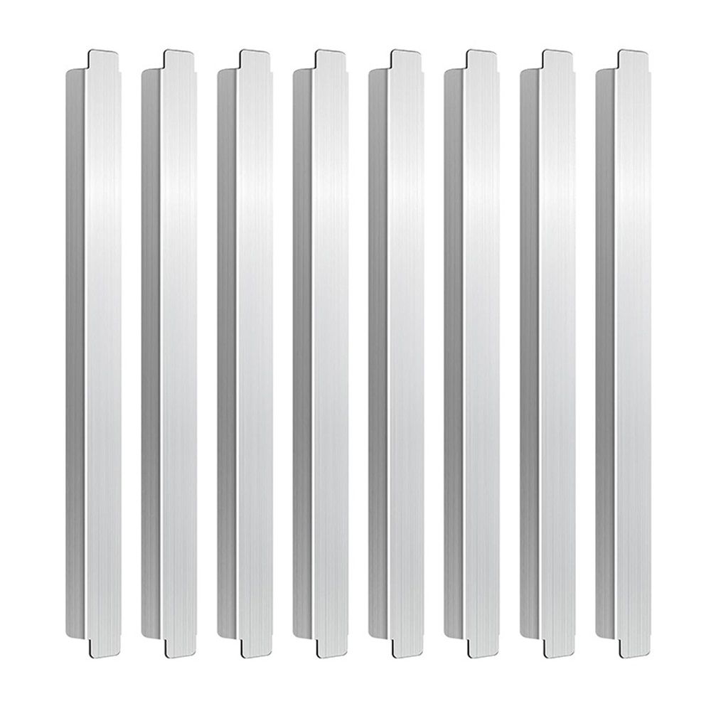 8Pcs 12 Inch Stainless Steel Adaptor Bar Table Adapter Bar Long Divider Metal