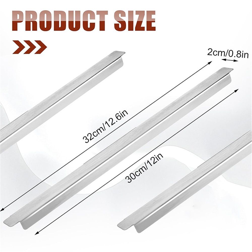8Pcs 12 Inch Stainless Steel Adaptor Bar Table Adapter Bar Long Divider Metal view 3