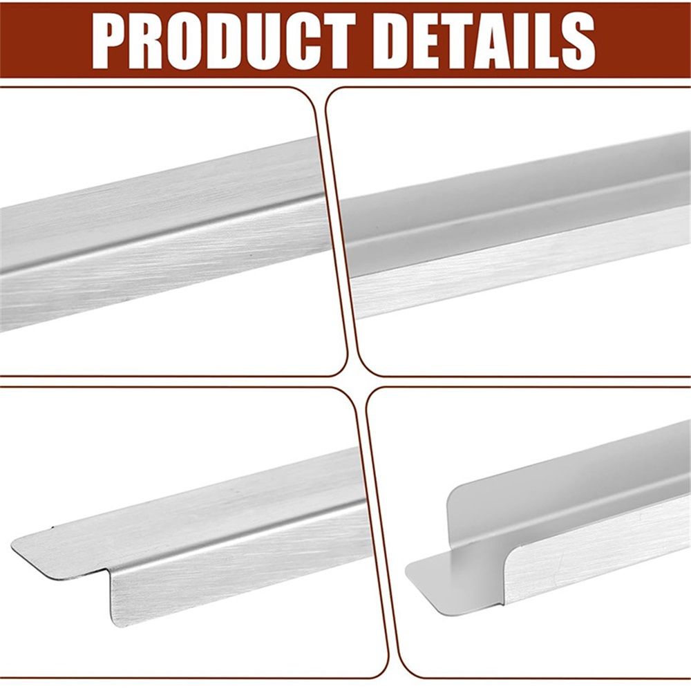 8Pcs 12 Inch Stainless Steel Adaptor Bar Table Adapter Bar Long Divider Metal view 4