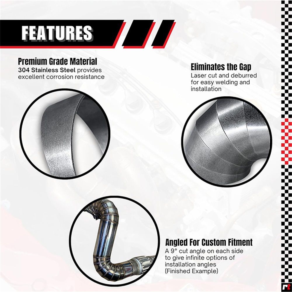 304 Stainless Steel Pie Cuts view 3