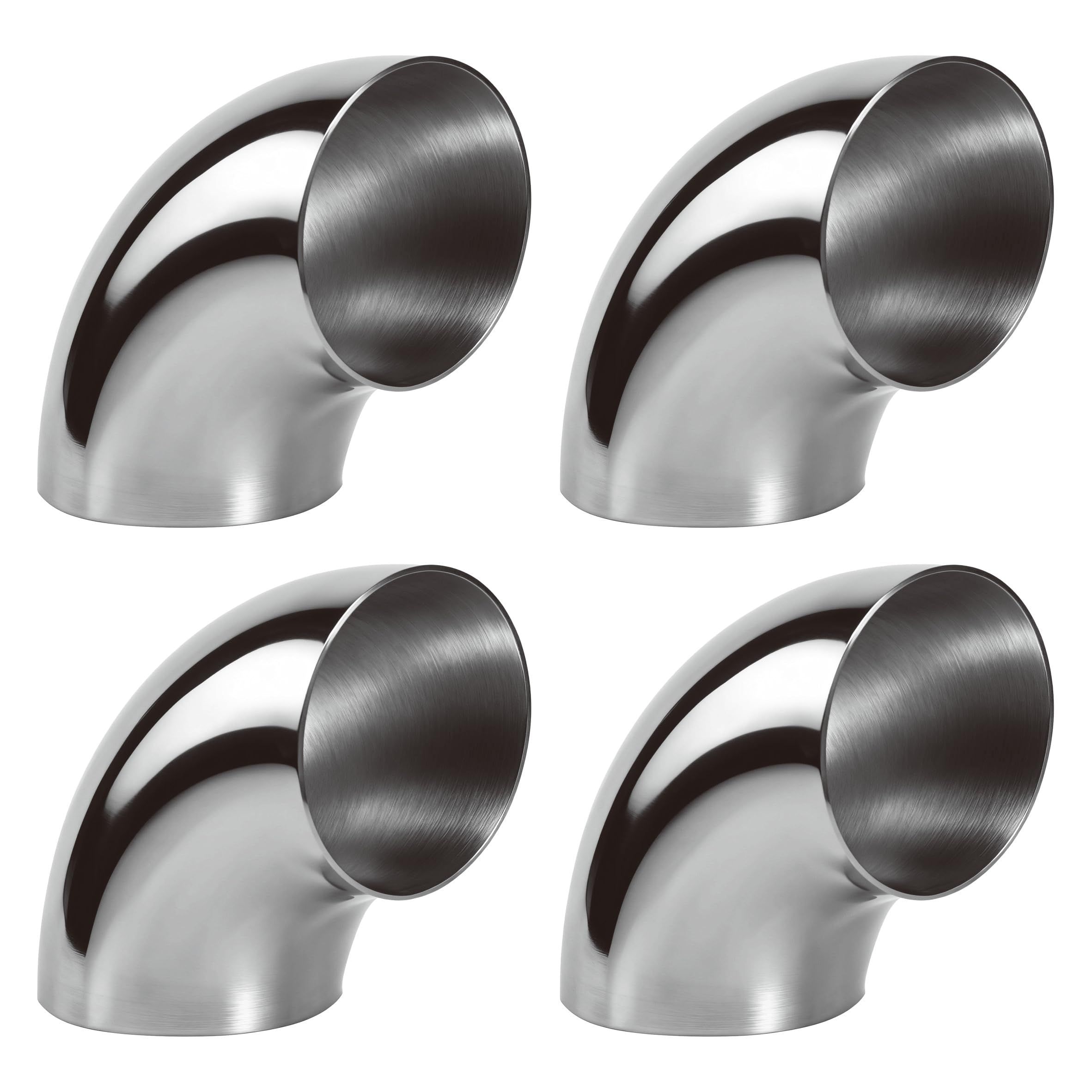 3 Inch 90 Degree 304 Stainless Steel Bend Tube Exhaust Elbow Pipe for Car