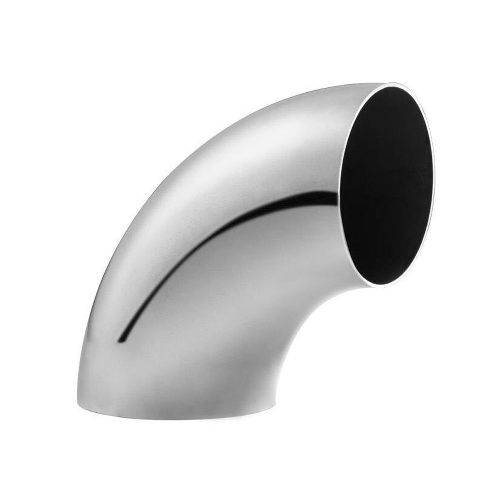 3 Inch 90 Degree 304 Stainless Steel Bend Tube Exhaust Elbow Pipe for Car view 2