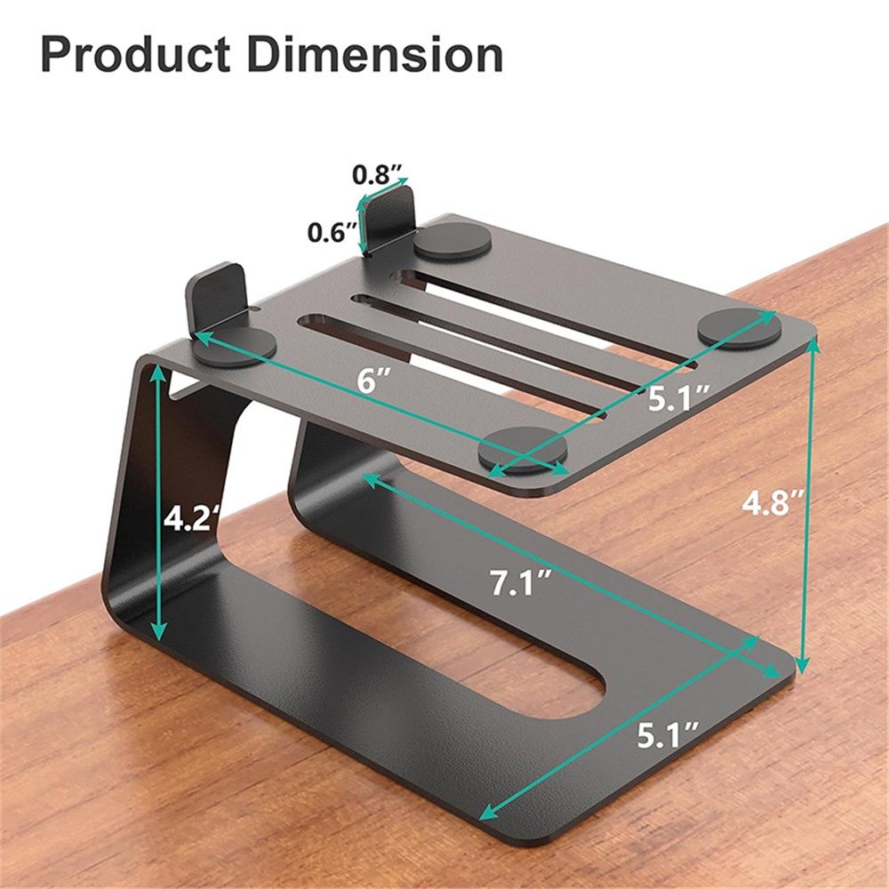 Desktop Speaker Stands with Vibration Absorption Pads view 3