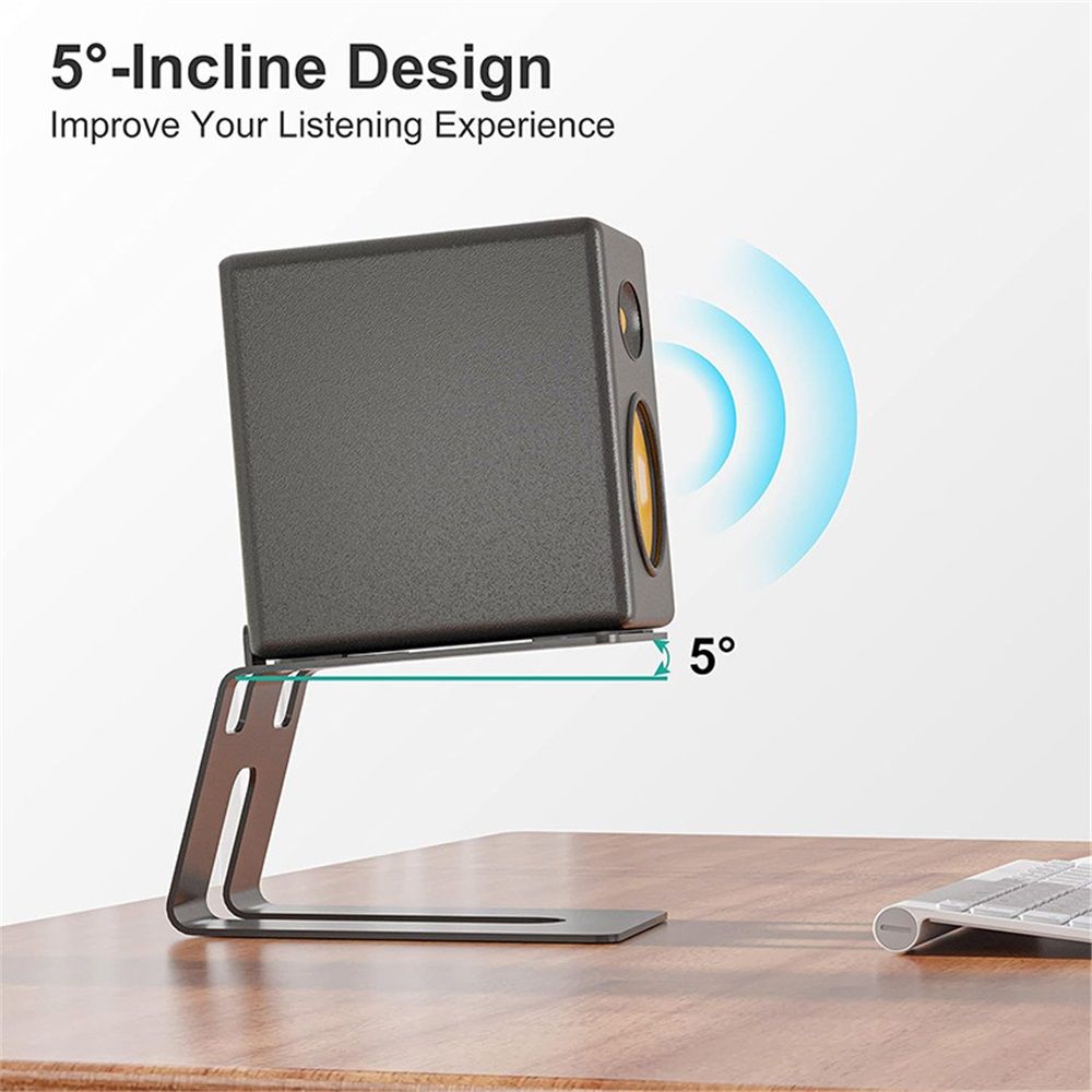 Desktop Speaker Stands with Vibration Absorption Pads view 4