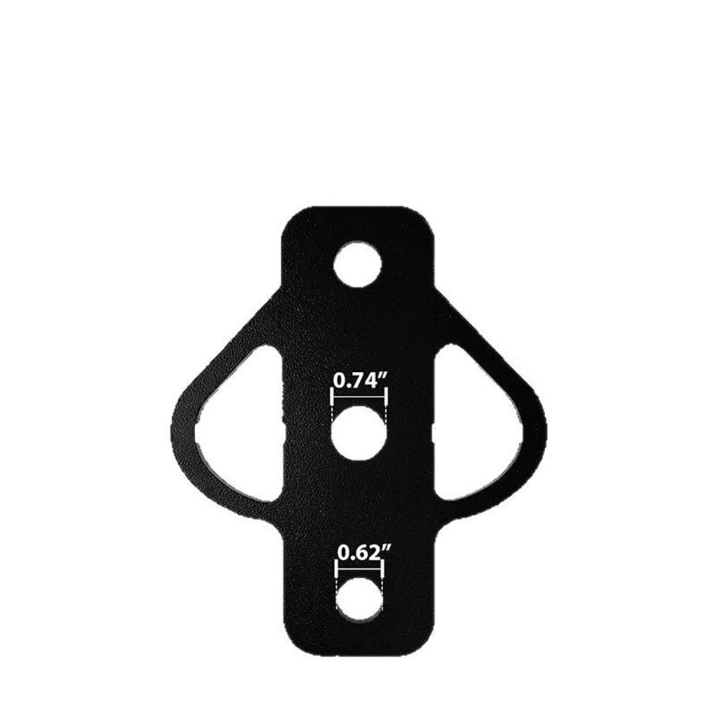 3-Way Hitch Adapter with 3/4″ Hardware Included - Golf Carts Garden Tractors view 2