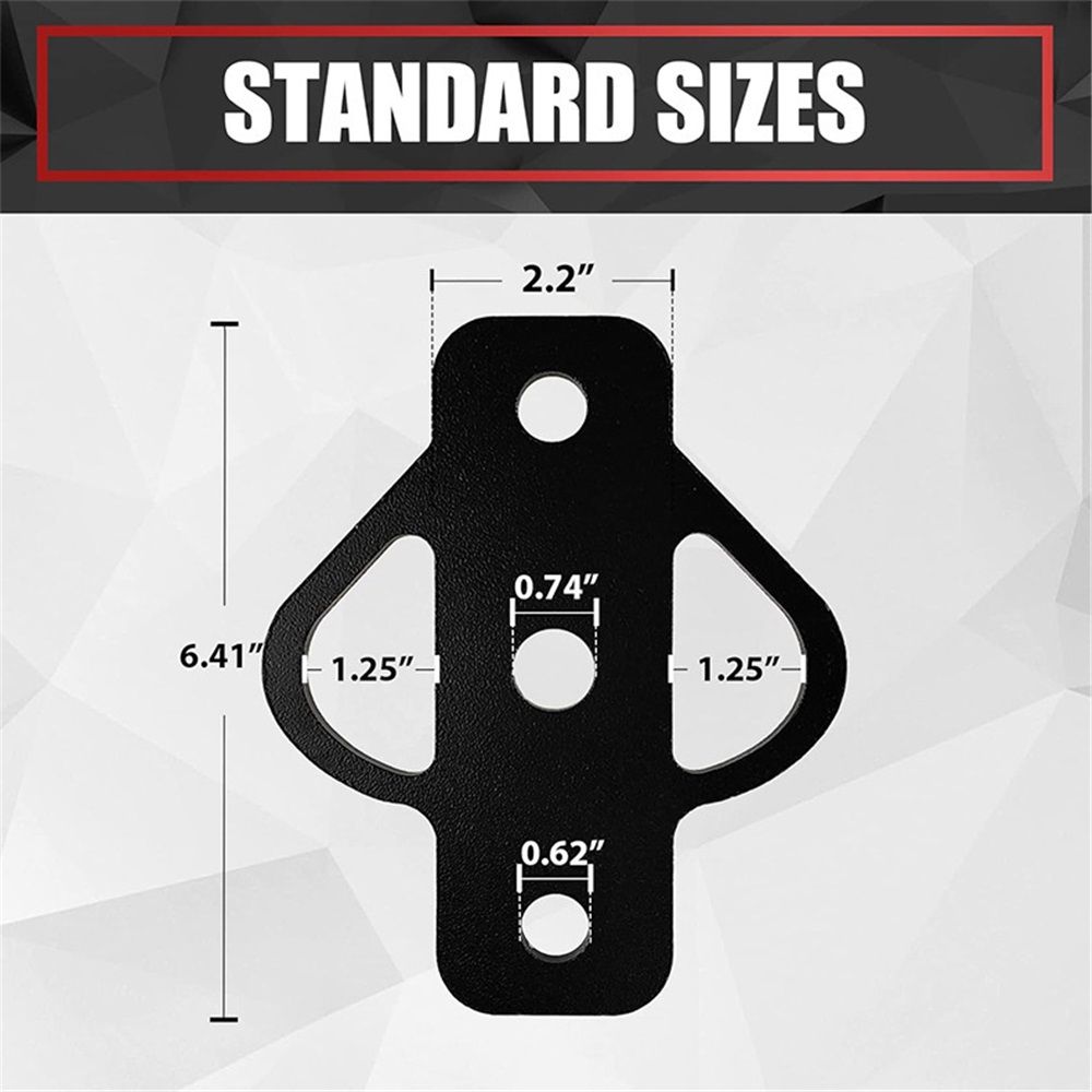 3-Way Hitch Adapter with 3/4″ Hardware Included - Golf Carts Garden Tractors view 4