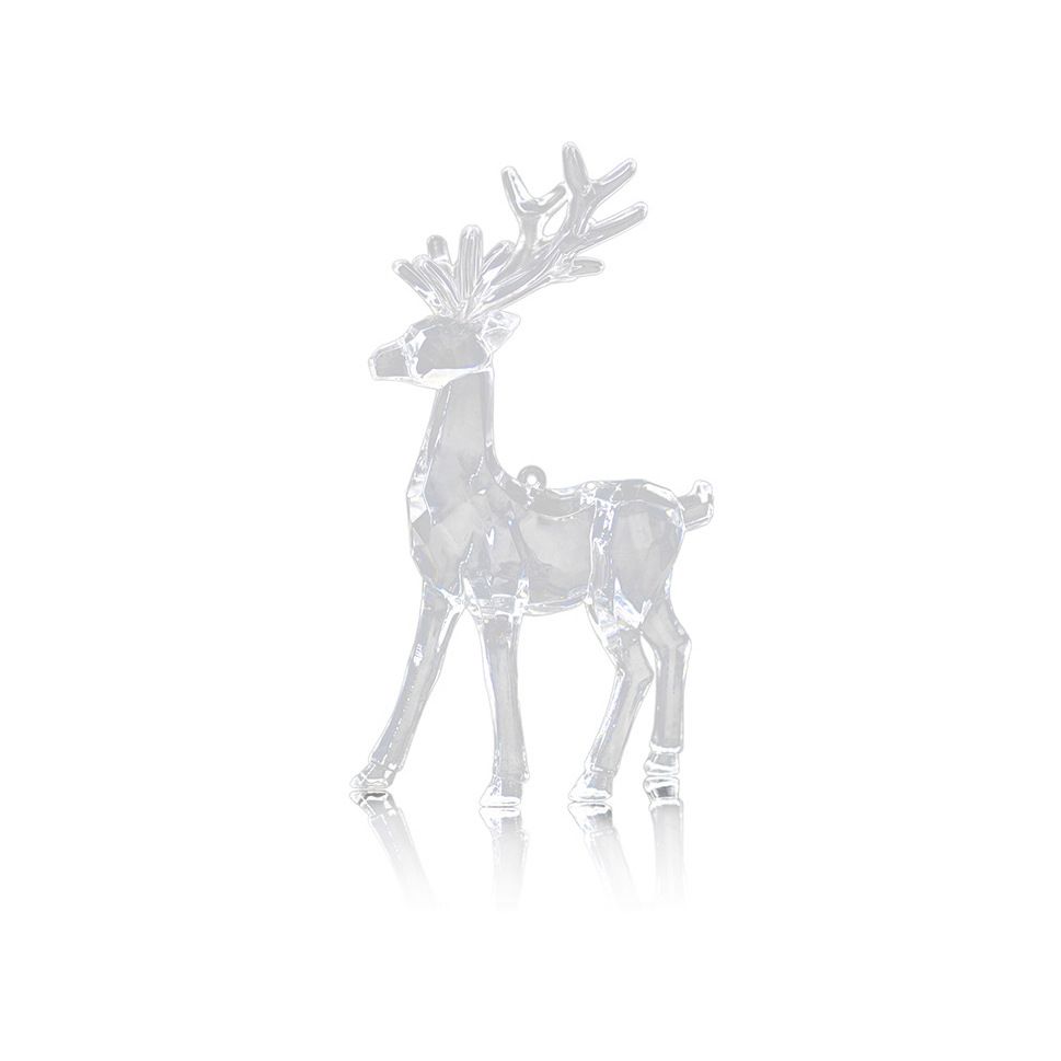 5pcs Christmas Reindeer Ornaments Acrylic Reindeer Deer Figurine Glass — image 1