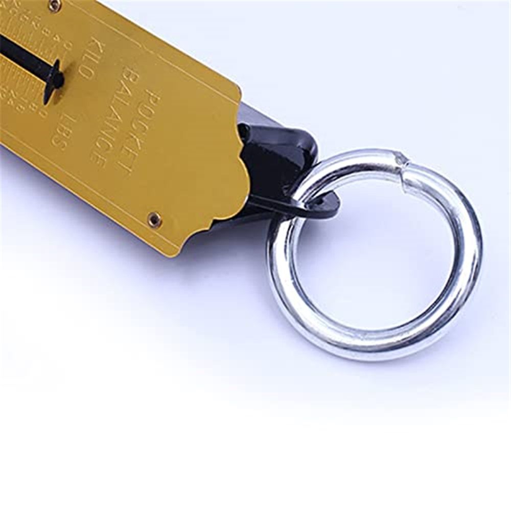 Pocket Spring Balance | max. 50 kg Fishing Scale with Hook Portable Mechanical view 4