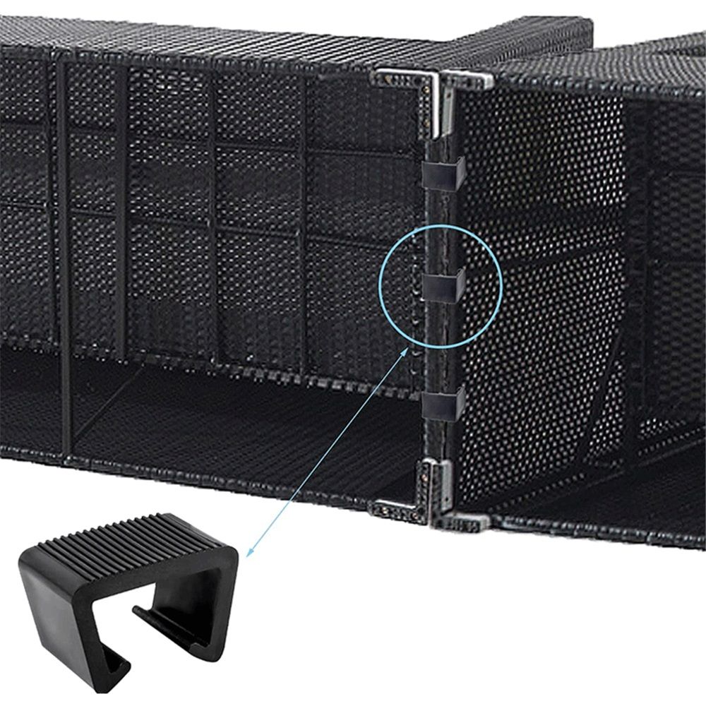 10 Pack Outdoor Patio Rattan Furniture Clips view 5