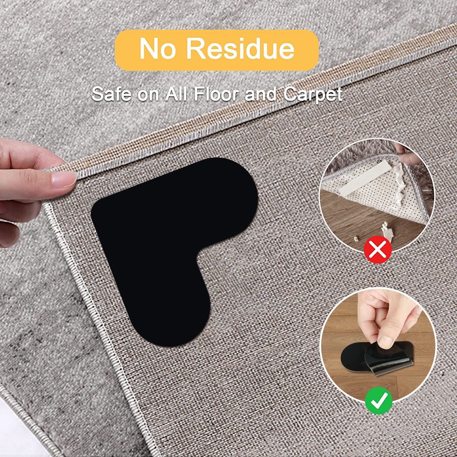 [12 Pack] Rug Pad Gripper view 2