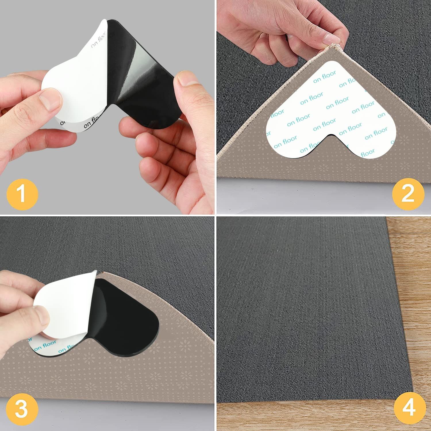 [12 Pack] Rug Pad Gripper view 5