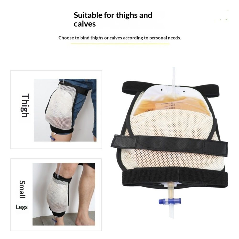Leg Bag Mesh Holder with Pocket for Urine Collection Bags Nephrostomy Foley view 5