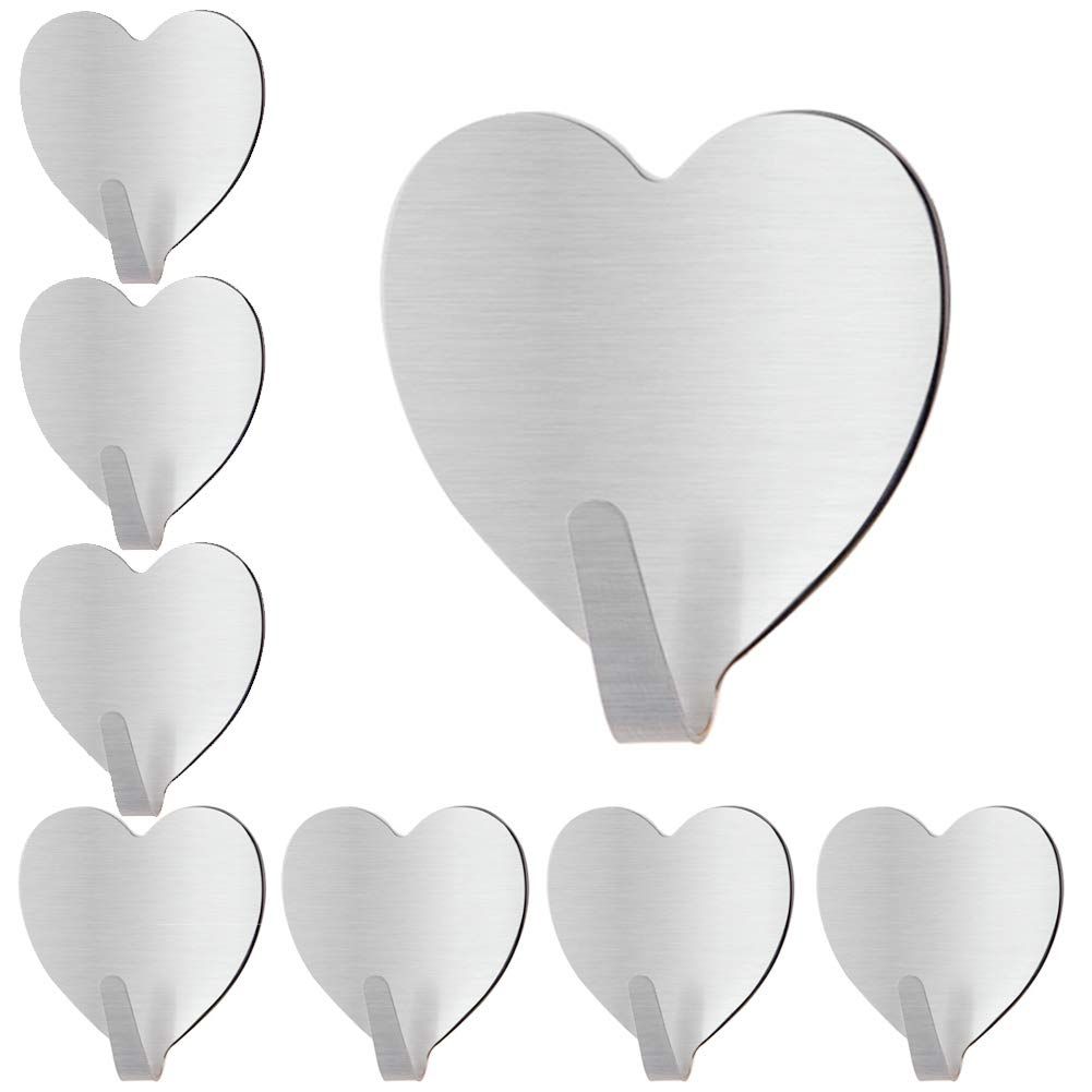 Girl Heart Love Stick Hook Peach Heart Stainless Steel Hook Heart Shape Stick — image 1