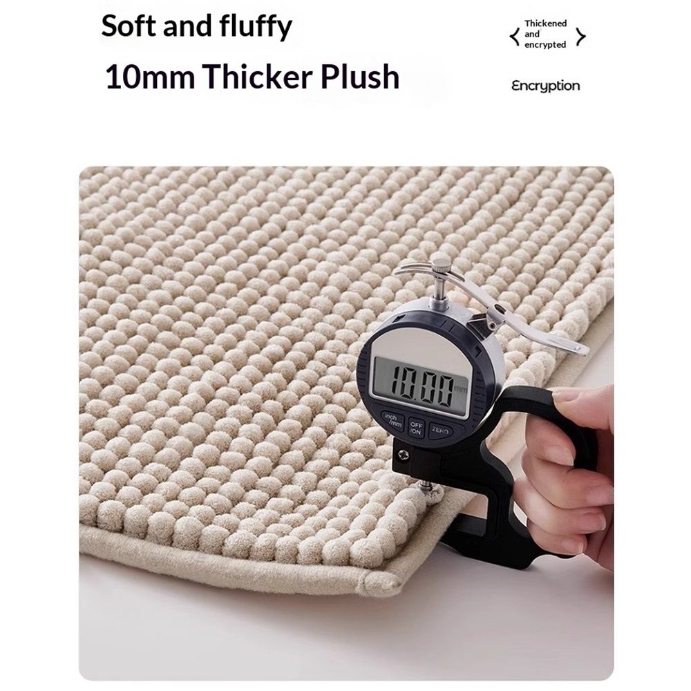 Non-Slip Bath Rug,Extra Soft Microfiber Bedroom Shag Carpet with Anti-Slip view 5