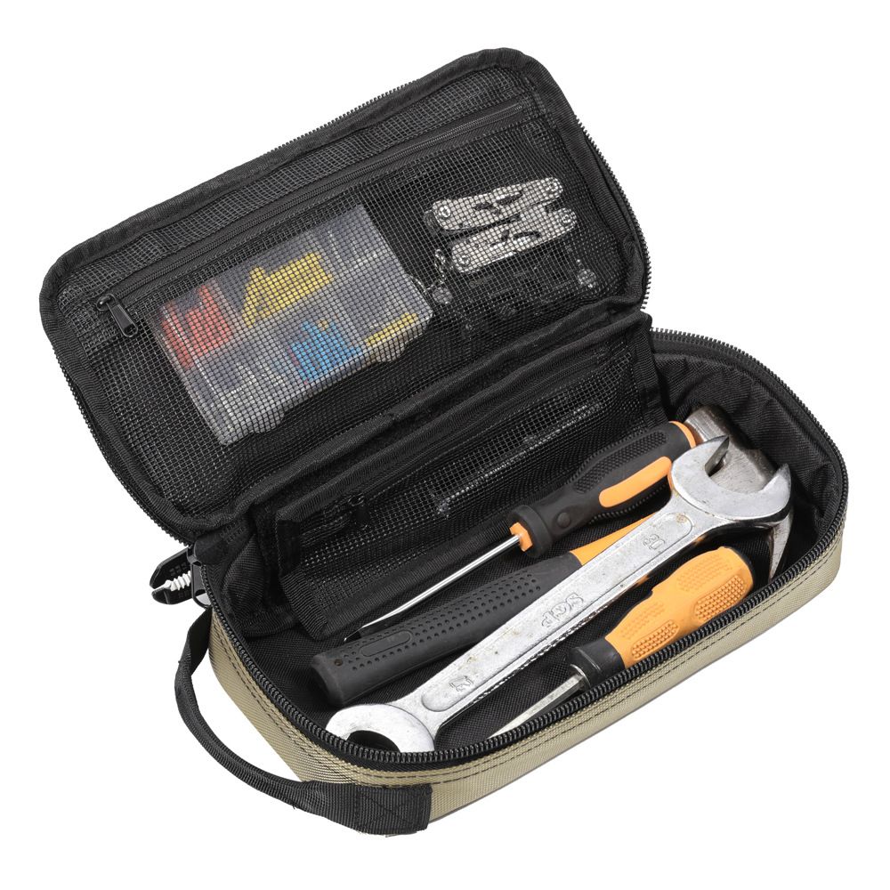 Portable Small Tool Bag, Heavy Duty Tool Pouch Bag, Durable Multiple Pockets view 2