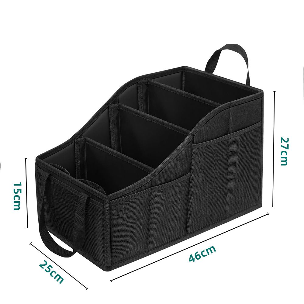 Car Seat Organizer Backseat Car Organizer with 4 Compartments view 4