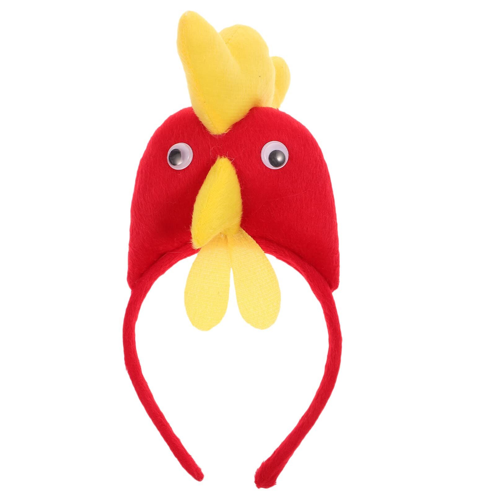 Halloween Decor Chicken Headband Rooster Hat Headband Animals Ears Headband — image 1