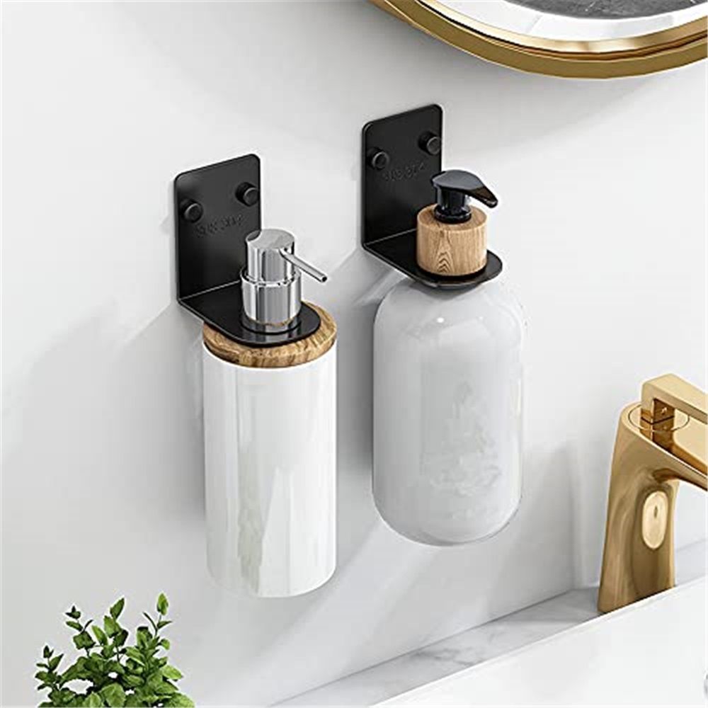 Soap Bottle Dispenser Holder Wall Mounted view 2