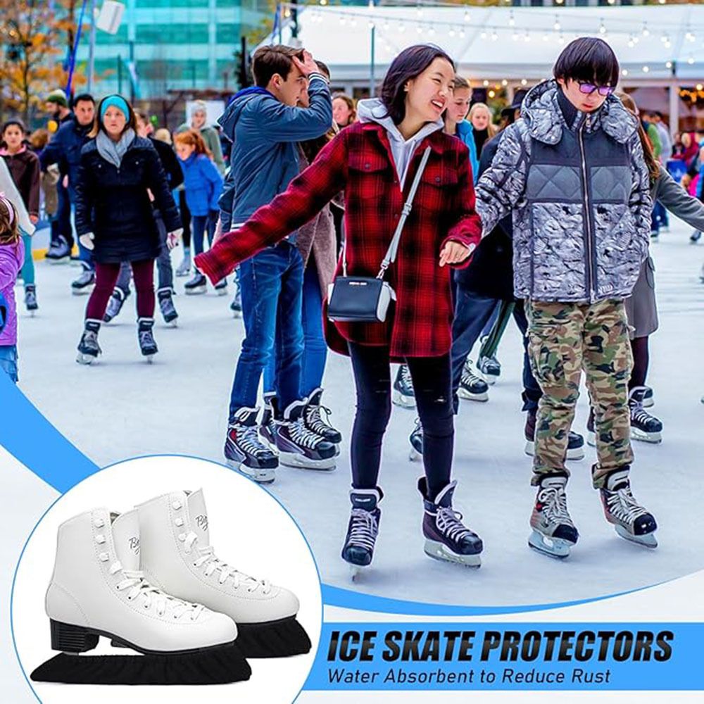 2 pack Ice Skate Guards,Skate Guards for Hockey Skates,Figure Skates and Ice view 4