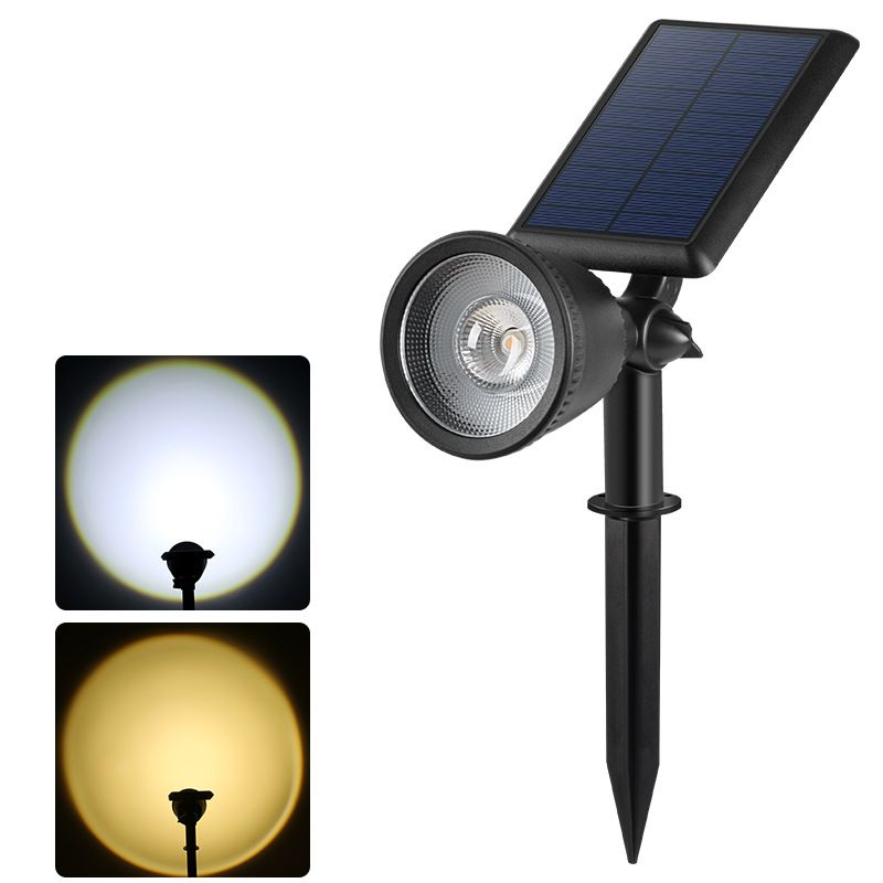2PCS Solar Powered Sunset Spotlight Outdoor Waterproof Spot LED Accent