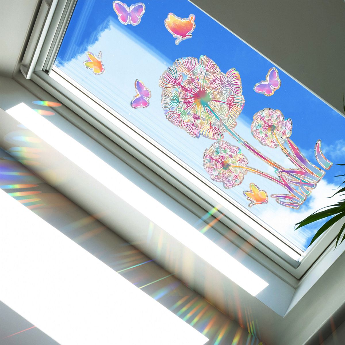 Rainbow Window Film Suncatcher Sticker view 4