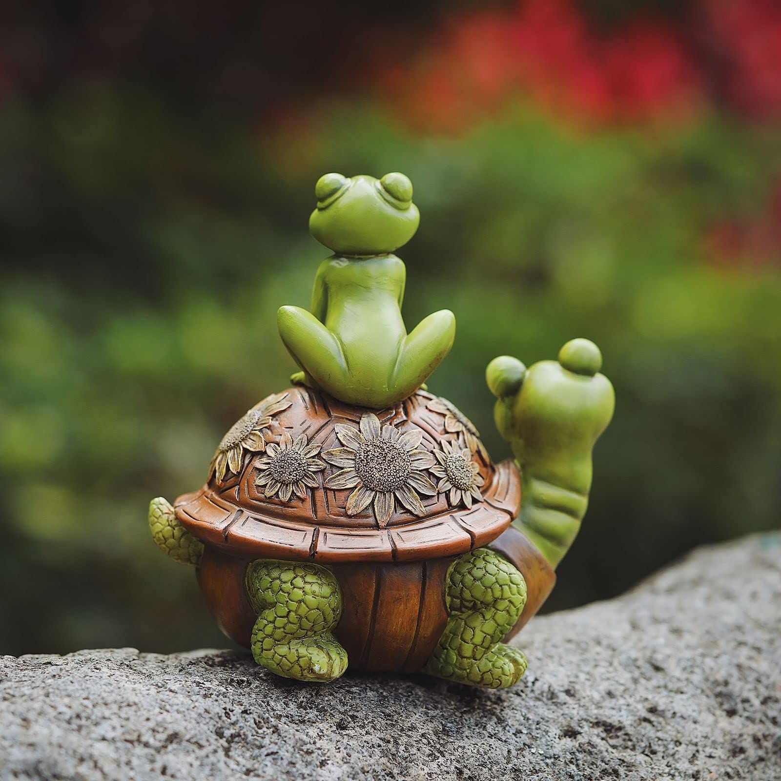 Frog Garden Statues Decor Outdoor view 4