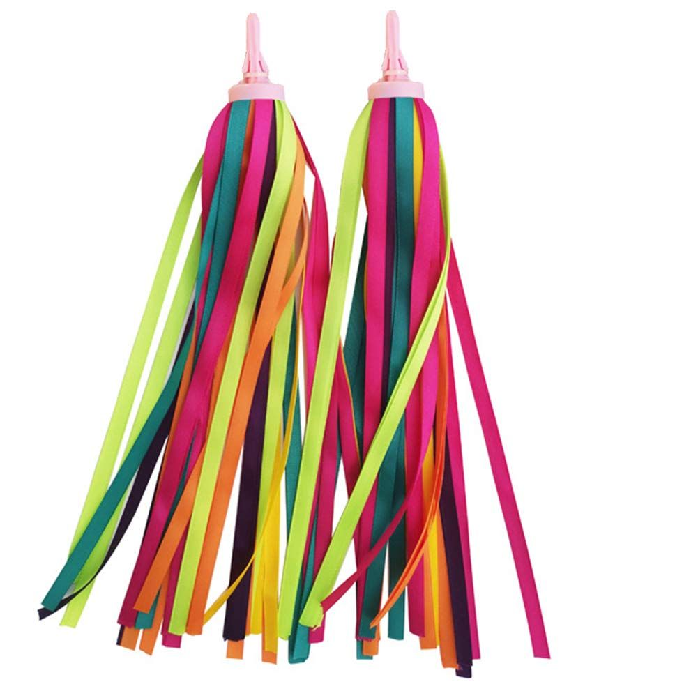Bike Streamers Bicycle Handlebar Streamers Colorful Polyester Streamers Bike — image 1