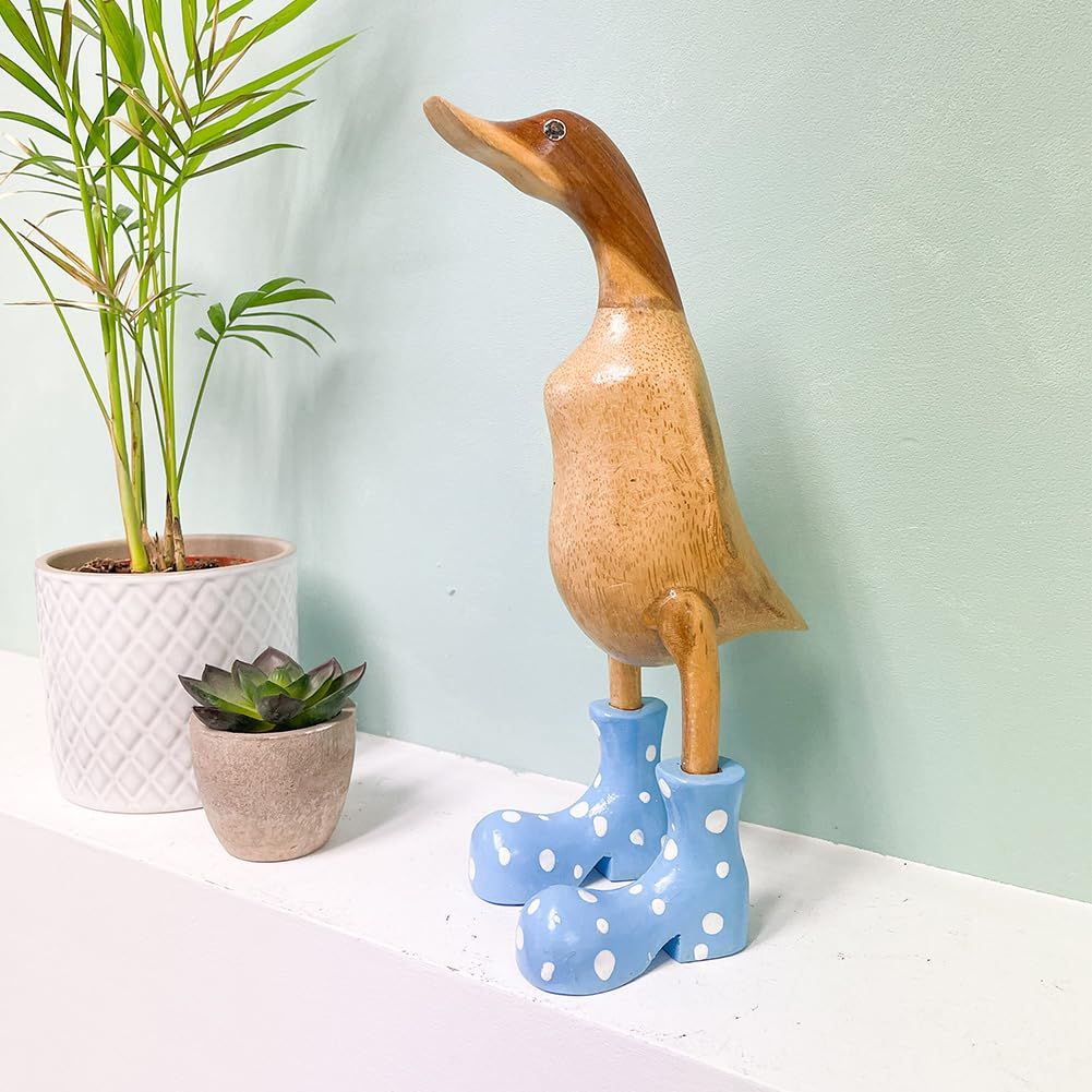 Rain Boot Duck Figurine Home Office Ornament view 5