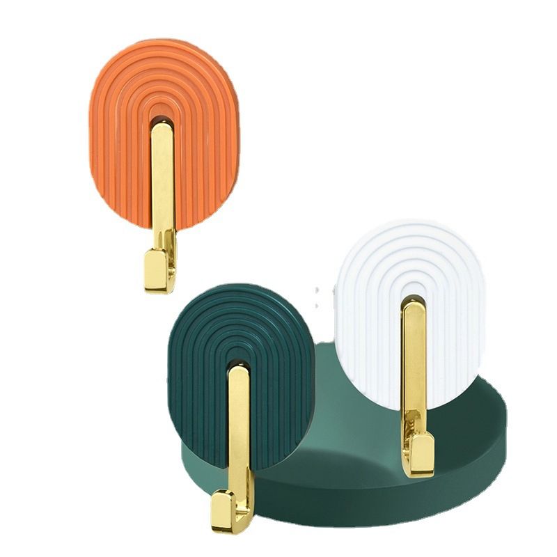 6pcs Creative wall hook, palm wall hanging, no drill hole, easy to install — image 1