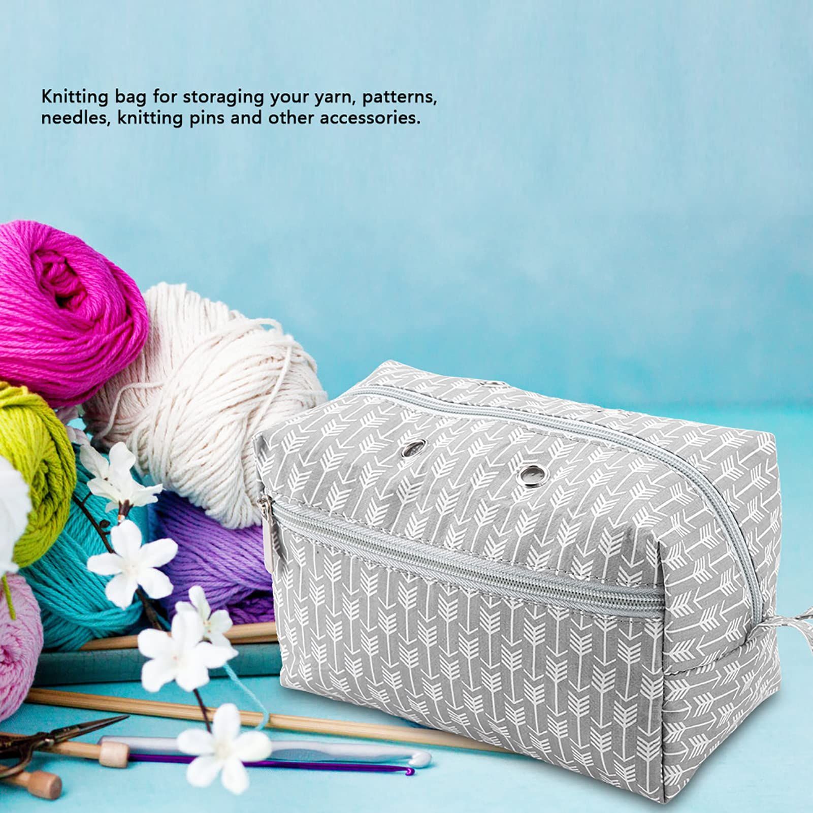 Large capacity yarn storage bag view 4
