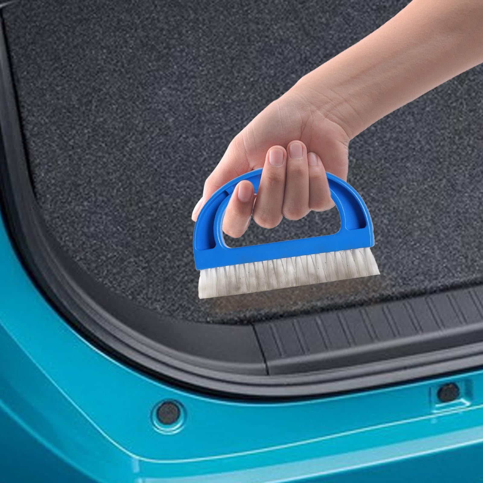 Shape Car Carpet Brush | Fine Bristle Curved Handle Slip Wash Brush | Anti view 2