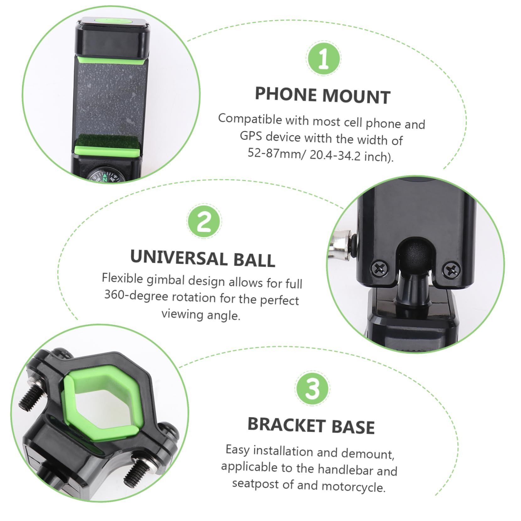 Elevated Handlebar Phone Holder view 5