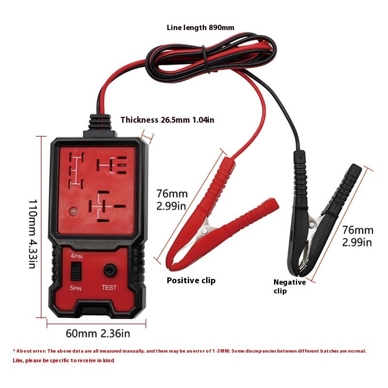 Car Battery Tester 12V, Load Tester Digital Automotive Alternator Battery view 3