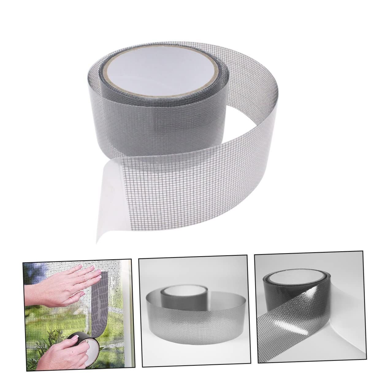Screen Repair Kit, Door Window Screen Repair Tape Fiberglass Covering Mesh view 4
